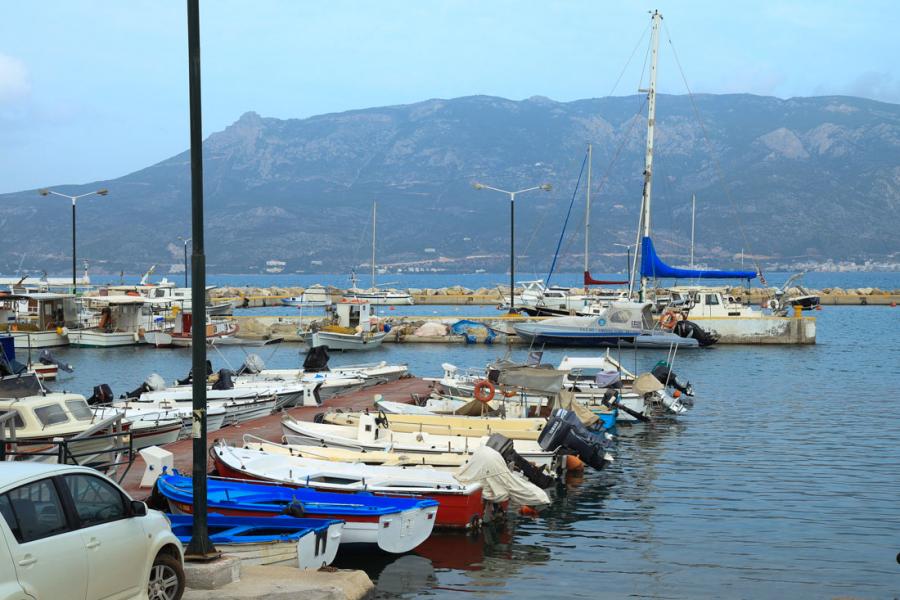 View of the Marina in Corinth - by adampao 
