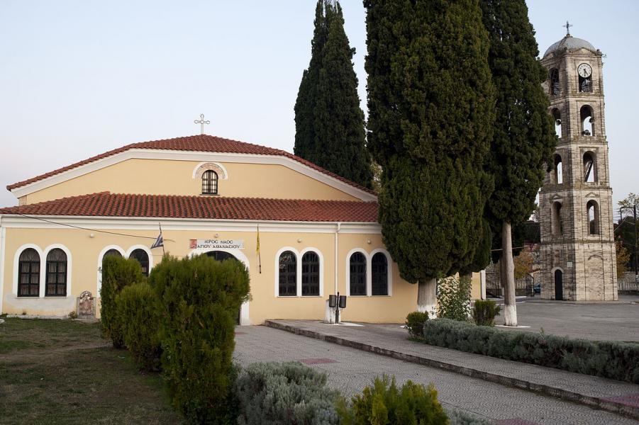 Agios Athanasios church in Alistratis village Serres Prefecture Greece