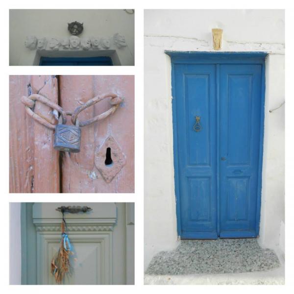 Astypalaia Chora, Astypalaia, Astypalaia Island Doors of traditional houses  Doors in the traditional neighbourhood of Chora in Astypalaia.