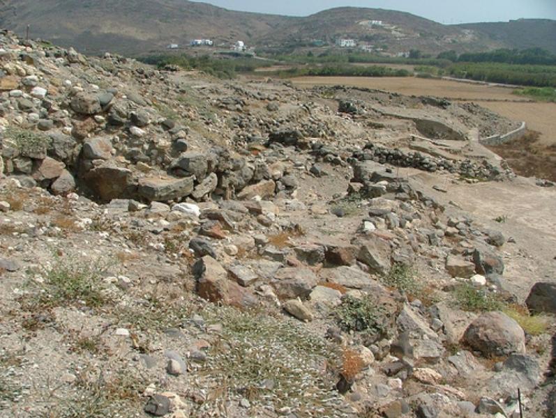Milos Island Prehistoric Settlement of Fylakopi  photo by www.milos.gr