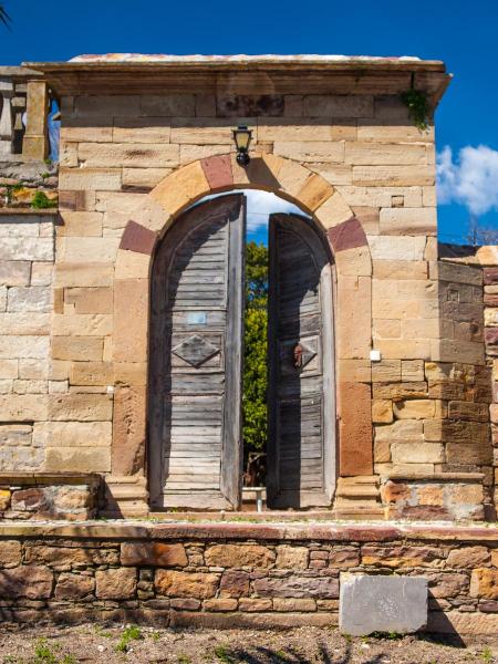 Chios Island Impressive door at Kampos estate  Michael Tetteris / Chios Tourism Department