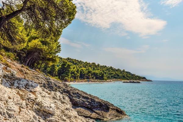 Ormos Agiou Ioannou, Thiva, Boeotia Kastani Beach  Skopelos Island